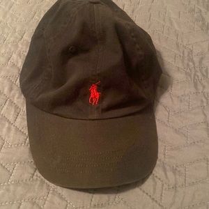 Polo black hat (adjustable) one size fits all